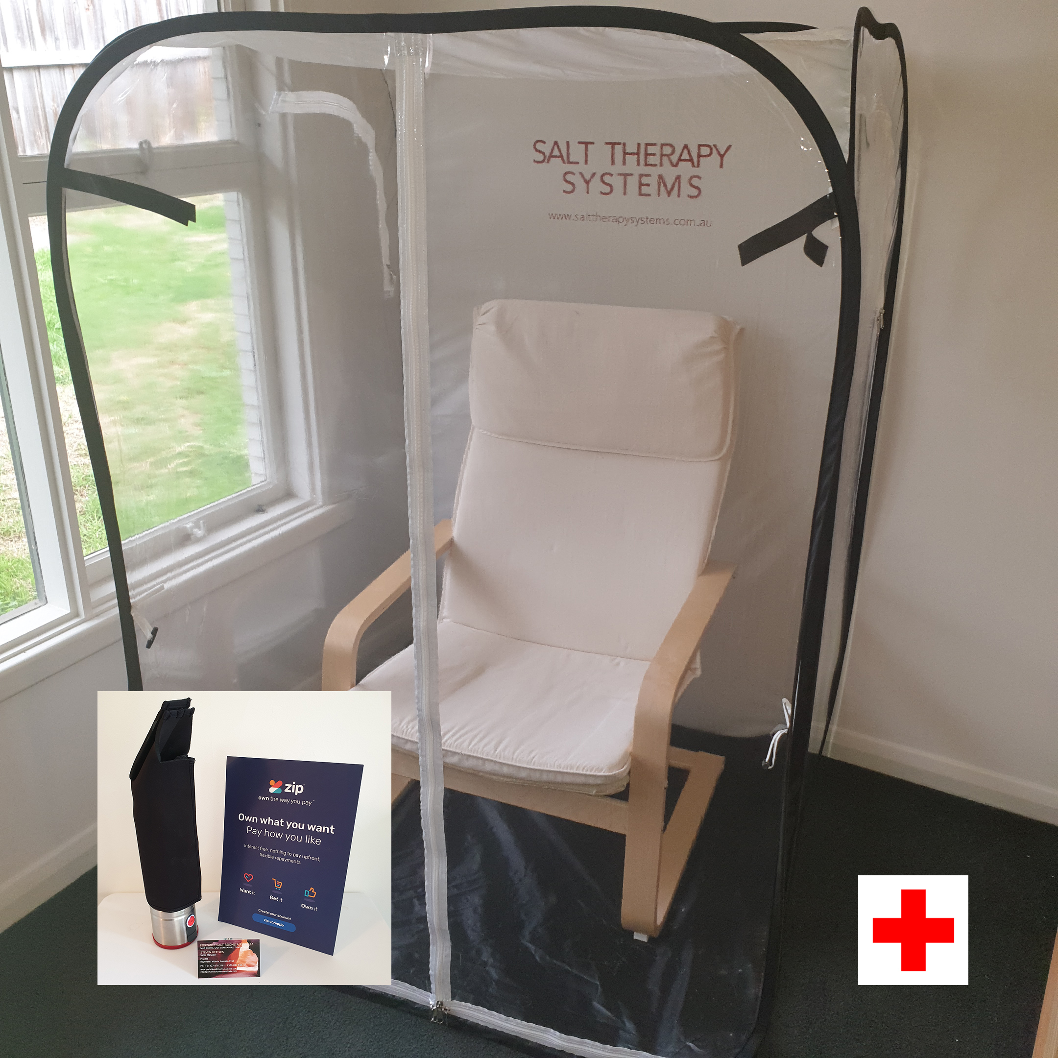 Mini Pop Out Salt Therapy Room $999 After 10% Check Out Discount - Click Image to Close
