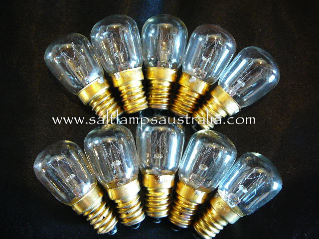20 x Salt Lamp Globes 15watt - 0.72c Each